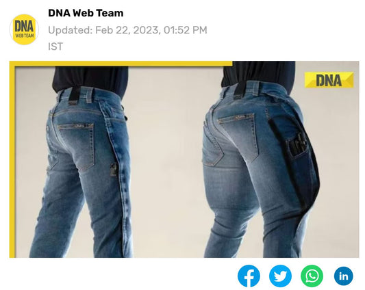 DNA - World's first airbag jeans to protect motorcyclists announced