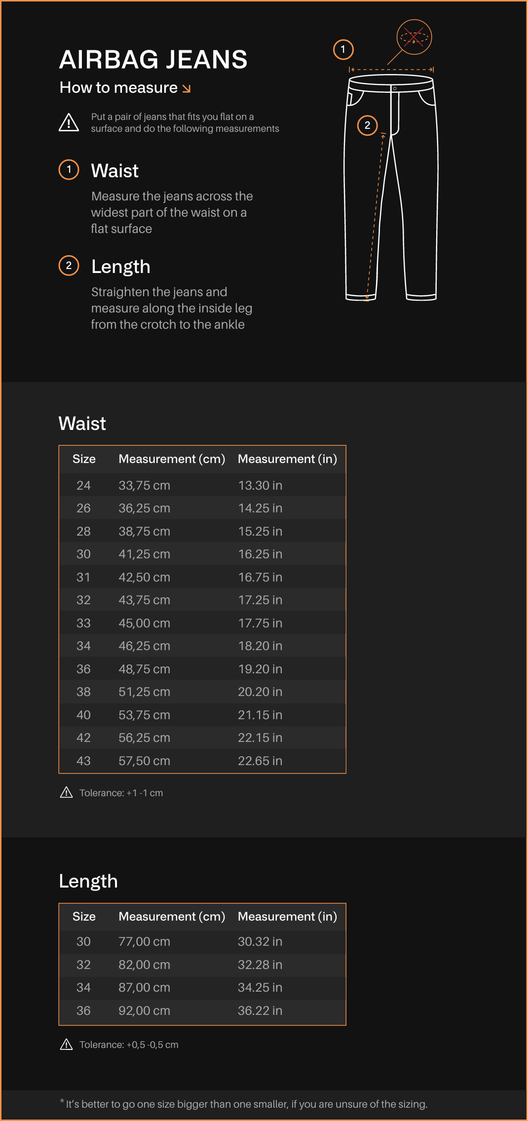 PATRICK Airbag-Ready jeans (No Airbag)