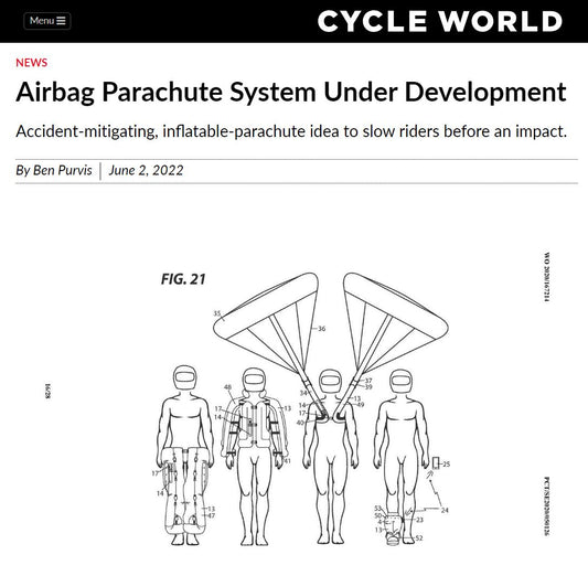 CYCLE WORLD - Airbag Parachute System Under Development