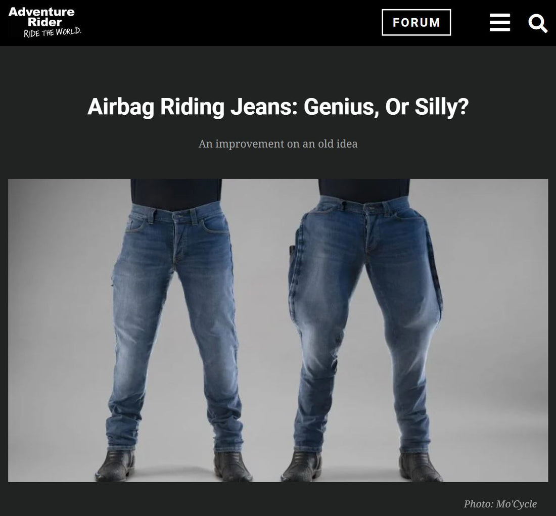 ADVENTURE RIDERS - Airbag Riding Jeans: Genius, Or Silly?