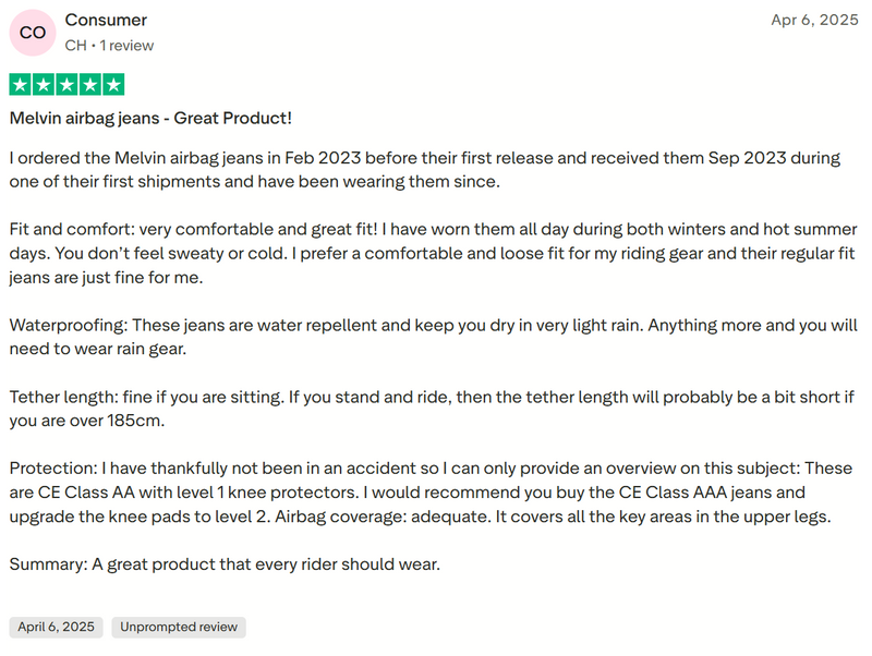 Trustpilot review by Consumer